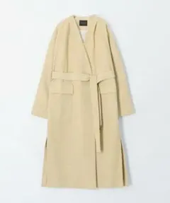 トゥモローランド　ノーカラー　トレンチコート