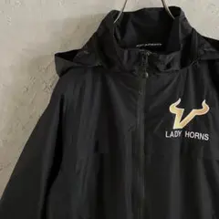 超美品　人気カラー　ヴィンテージ　マウンテンパーカー　US古着　刺繍ロゴ　LO4