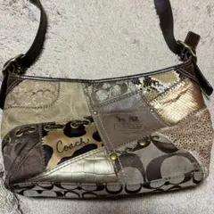 Coach パッチワーク ショルダーバッグ