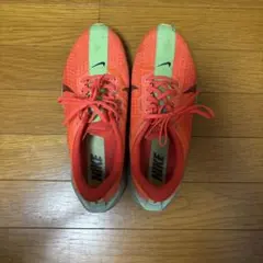 NIKE ランニングシューズ 蛍光オレンジ25cm - メルカリ