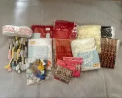 【超お得】レース リボン 刺繍糸 いろいろ詰め合わせ