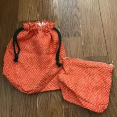 巾着＆ポーチ　ハンドメイド　和柄　和風