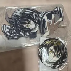 鬼滅の刃 エンドロールイラストWEBSHOPくじ アクスタ、缶バッジ、伊黒