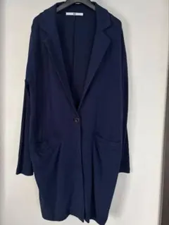 SLYネイビー ロングカーディガン 長袖