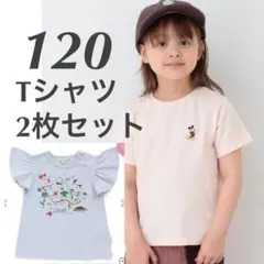 ［新品未使用タグ付］ビームス　ミッキー刺繍　ハワイイラスト　Tシャツ　2枚セットのサムネイル