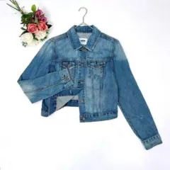 オールドネイビー（M）デニムジャケット Gジャン ライトブルー コットン100