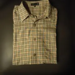 DAKS　M→L　メンズ半袖シャツ　スクエアテイル