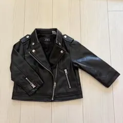 ZARA KIDS レザー調 ライダースジャケット 86cm