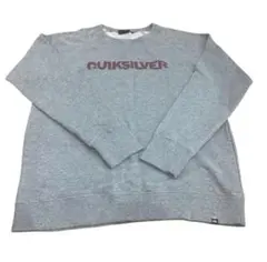 メンズ　QUIKSILVER グレー スウェット Lサイズ