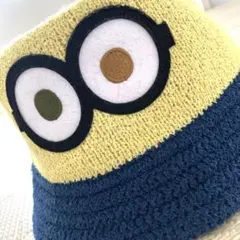 【USJ購入】ミニオン バケットハット イエロー ネイビー