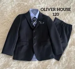 オリバーハウス キッズフォーマルスーツ5点セット 120男の子