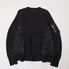 【Sacai】ブラック スウェット Lサイズ ポケット付き 2025年最新】sacai メンズ トレーナー・スウェットの人気