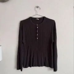 lidnm Vis/Li Random Rib Henry Knit - メルカリ