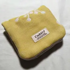 北欧イエロー☆12重ガーゼ☆大きめハーフハンカチ