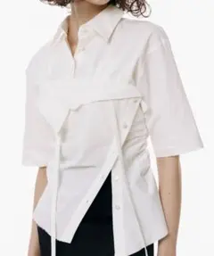 sacai/コットンポプリンナイロン切替半袖シャツ SCW-227 - メルカリ