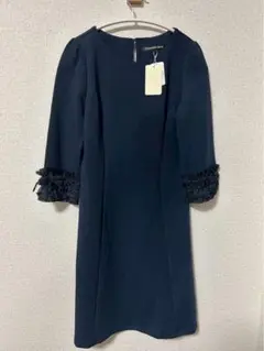 ストロベリーフィールズ　ワンピース　ネイビー　サイズ38