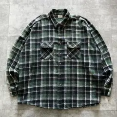 神サイズ】90's FIVE BROTHER チェック ネルシャツ XXL - メルカリ