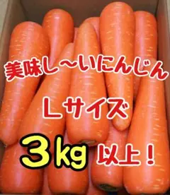 美味しいにんじん！Ｌサイズ！3㎏以上！のサムネイル