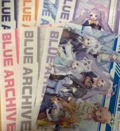 ローソン　ブルーアーカイブ クリアファイル　コンプリート 8枚セット