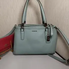 coach コーチ ハンドバック 2way ダブルファスナー PVC ラメ - メルカリ