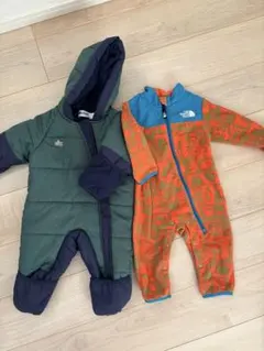 LOGOS カバーオール + THE NORTH FACE カバーオール