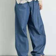 SM2 裾タックパンツ