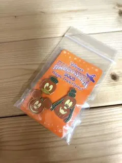 ディズニーストア ハロウィン ピンバッジ パンプキン ドナルド グーフィー