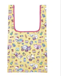 ちいかわ　サンリオキャラクターズ　コラボ　エコバッグ　総柄