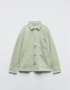 ZARAポケットデニムシャツジャケット