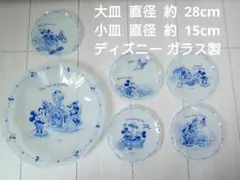 Sango ディズニー ミッキー 皿 大小6枚セット 平皿 小皿 大皿 ガラスのサムネイル