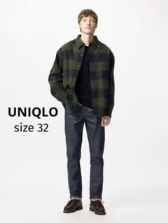 UNIQLO ユニクロ スリムフィットジーンズ セルビッジ 32