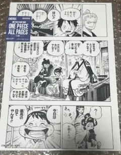 ワンピースベースショップ 原画 オールページ 最悪の世代 ルフィ ロー