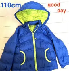 good day⭐️110cm ダウン　アウター　ブルーインナーhey Siri