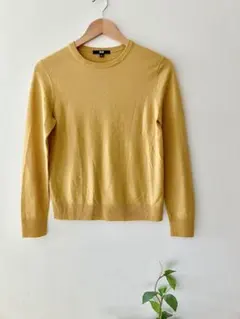 UNIQLO ユニクロ　エクストラファインメリノクルーネックセーター　長袖　L