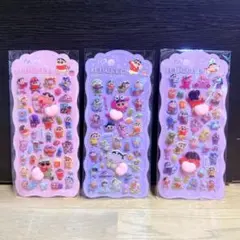 ラスト！クレヨンしんちゃん　おしりシール　ぷっくりシール　立体シール　②