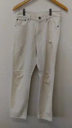 (〇1998) ジーナシス パンツ ホワイト サイズM