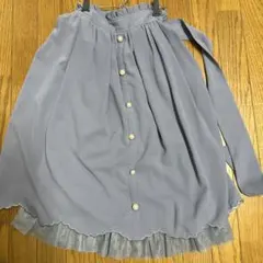 axes femme フレアスカート ブルーグレーのサムネイル