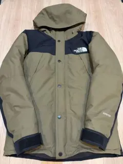 THE NORTH FACE マウンテンダウンパーカー カーキ/ブラック