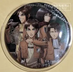 進撃の巨人 WIT STUDIO 激動 エレン&ミカサ 缶バッジセット - メルカリ