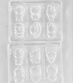 サンリオ なかよしシールグミ 型 2種セットAB