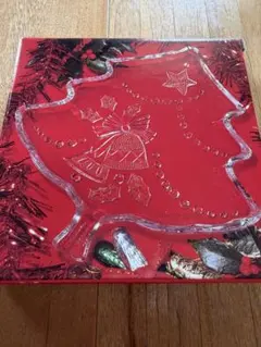 CONTEMPORARY GLASS COLLECTION ツリー皿２枚セット