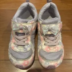 MOONstar リボン付きマルチカラースニーカー 18.5cmEE