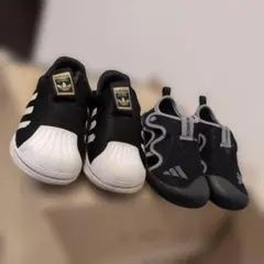 adidas キッズ スニーカー サンダル　2点セット