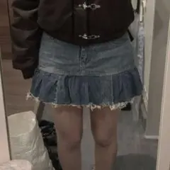 【美品.⋆⟡】デニムミニスカート 古着 ビンテージ y2k ギャル