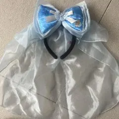 ディズニー　シンデレラ プリンセス　カチューシャ 青