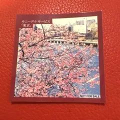 サニーデイ・サービス 東京 ステッカー 特典
