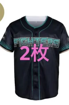 FIGHTERS ユニフォーム 6XL 黒 - メルカリ