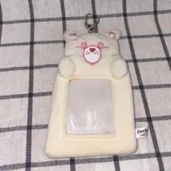 상태좋음 CareBears ケアベア ふわふわカードケースキーホルダー 白