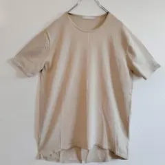 【iCB】 半袖ニット ベージュ S トップス　カットソー　【M26】のサムネイル