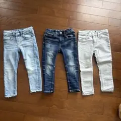 H＆M スキニーデニムパンツ 3色セット